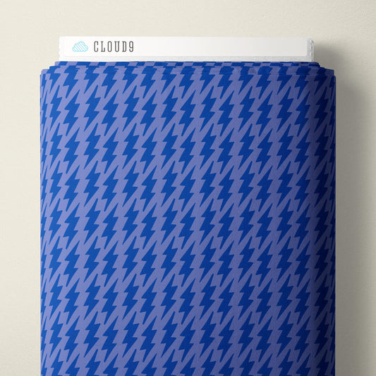 Zeus Power Grid - Blue - The Iliad - Aidi Riera - Cloud 9 Fabrics - Poplin - Simplifi Fabric