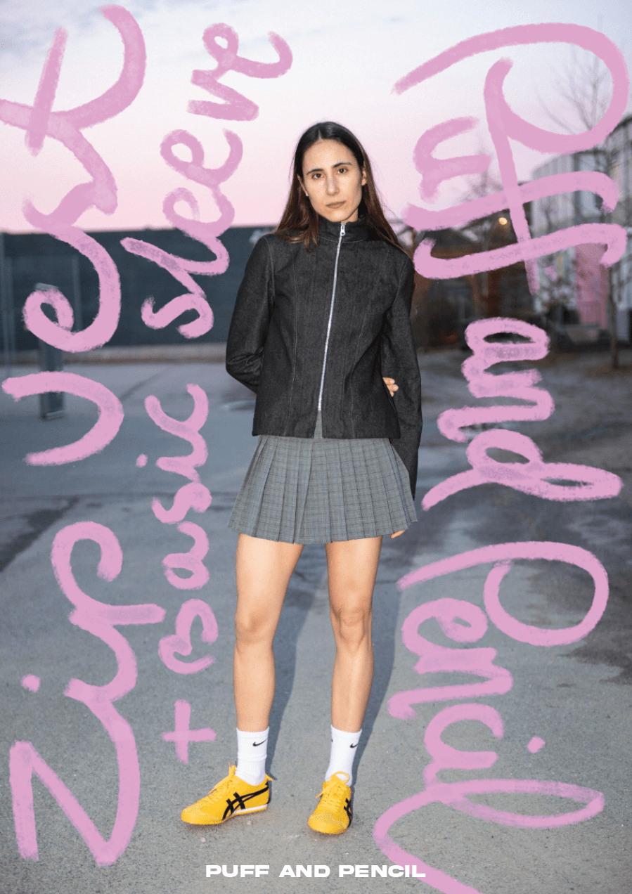 Zip Vest + Basic Sleeves - Paper Sewing Pattern - Puff And Pencil - Simplifi Fabric