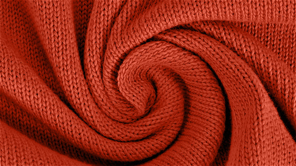 Cotton Sweater Knit - Oeko-Tex® - Brick Red