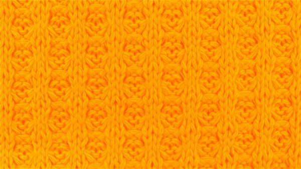 Cotton Waffle Sweater Knit - Ochre Yellow