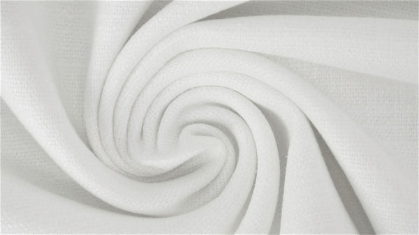 Stretch Linen - European Import - Oeko-Tex® - White