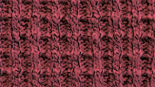 European Cotton Melange Sweater Knit - Old Rose