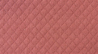 Quilted Double-Sided Cotton Jersey - European Import - Oeko-Tex® - Old Rose