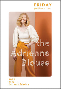Adrienne Blouse Pattern - Friday Pattern Company