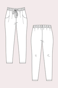 Alexandria Peg Trousers + Shorts - Named Clothing - Sewing Pattern