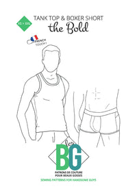 The Bold - Underwear Set - Mens Sewing Pattern - Patrons Les BG