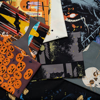 Bat Cave -  Halloween - Charley Harper - Birch Fabrics - Poplin