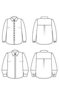 Vernon Shirt Paper Pattern - Cashmerette