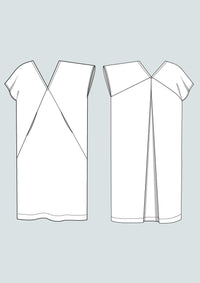 Minimalist Kaftan Dress Pattern - The Assembly Line