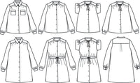 Alex Blouse & Dress Sewing Pattern - Girl 3/12Y - Ikatee
