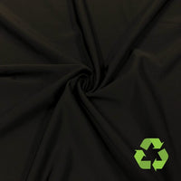 EcoFit 13 Recycled Nylon Spandex Swimwear/Intimate Lining - Black