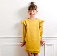 Jasmin Sweatshirt & Dress Sewing Pattern- Kids 3/12Y - Ikatee