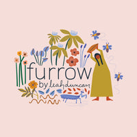 Two Tulips - Furrow - Leah Duncan - Cloud 9 Fabrics - Poplin