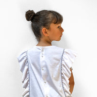 Hibiscus Blouse & T-Shirt Sewing Pattern- Girl 3/12Y - Ikatee
