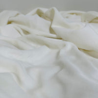 Organic Cotton Polyester Velour 280 gsm - Natural