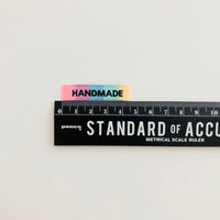"HANDMADE" Rainbow Woven Label Pack - Kylie And The Machine