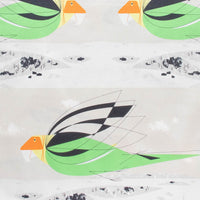 Carolina Paroquet -  Charley Harper Vanishing Birds - Birch Fabrics - Poplin