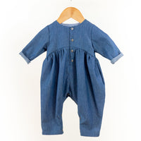 Madrid Jumpsuit/Playsuit Sewing Pattern - Baby 6M/4Y - Ikatee