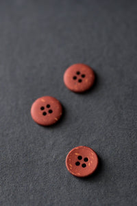 Brick - Speckles Recycled Button - Merchant & Mills - 18mm
