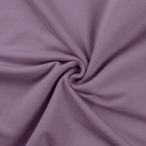 Dusty Lilac 430 - European Import - Brushed Stretch French Terry