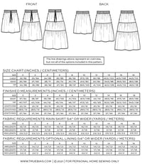Mave Skirt Sewing Pattern - True Bias