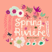 Floating Flora - Spring Riviere - Kate Merritt - Cloud 9 Fabrics - Poplin