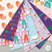 Pennant Power - Pink - Universal Love - Elizabeth Olwen - Cloud 9 Fabrics - Poplin