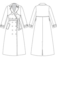 Isla Trench Coat - Named Clothing - Sewing Pattern