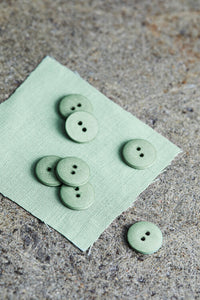 Curb Cotton Button - European Import - Oeko-Tex® - Mind The Maker - 18mm (Various Colors)