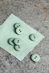 Curb Cotton Button - European Import - Oeko-Tex® - Mind The Maker - 11mm (Various Colors)