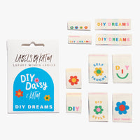 " DIY Dreams - KATM X DIY DAISY"  Limited Edition Artist Collection Woven Label Pack - Kylie And The Machine