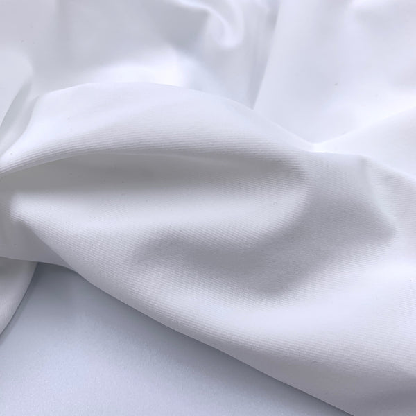 EcoFit 13 Recycled Nylon Spandex Swimwear/Intimate Lining - White