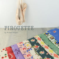 Arabesque - Lavender - Piroulette - Arleen Hillier - Birch Fabrics - Poplin